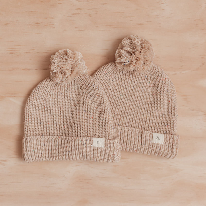 Caramel Fleck Beanie