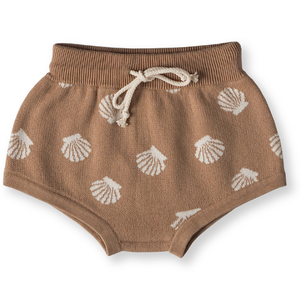 Clam Jacquard Shorts | Cedar/Milk