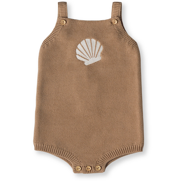 Clam Romper | Cedar