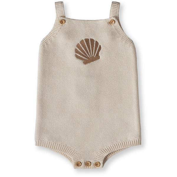 Clam Romper | Milk