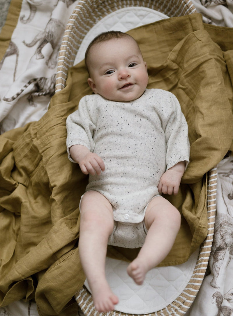 The Essential Swaddle Range - Flax