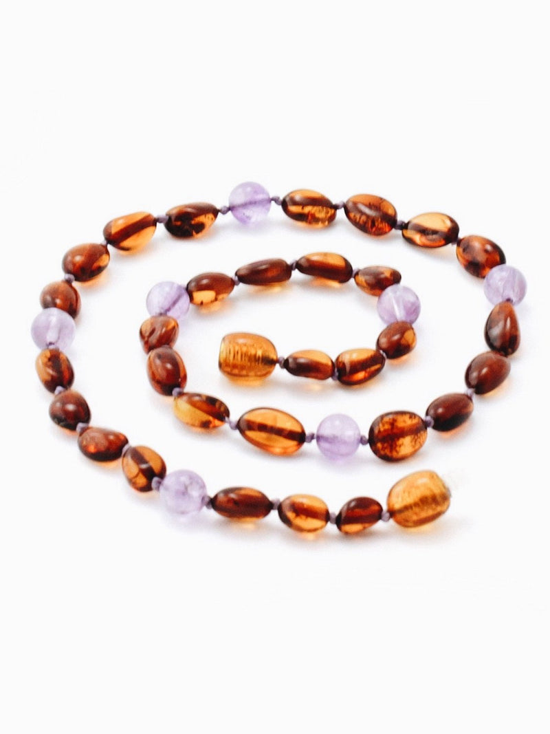 Amber Necklace - Amethyst
