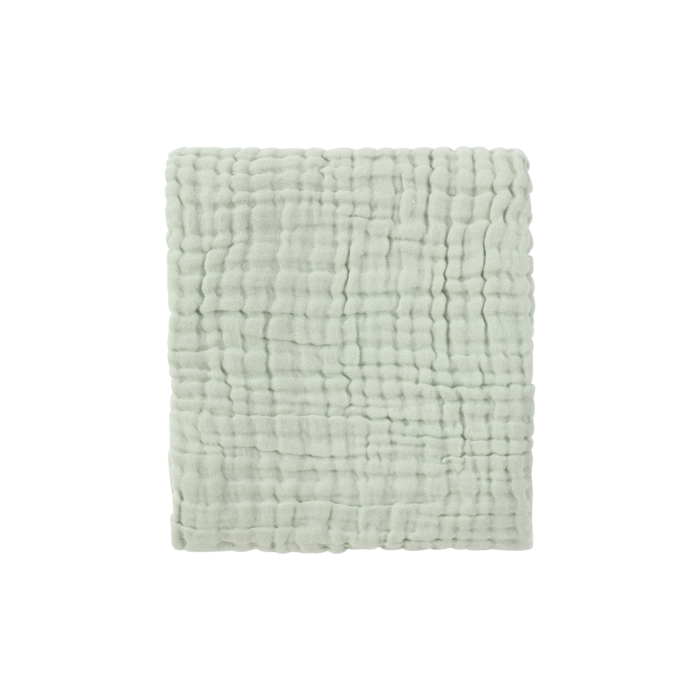 Organic Crinkle Blanket - Fern