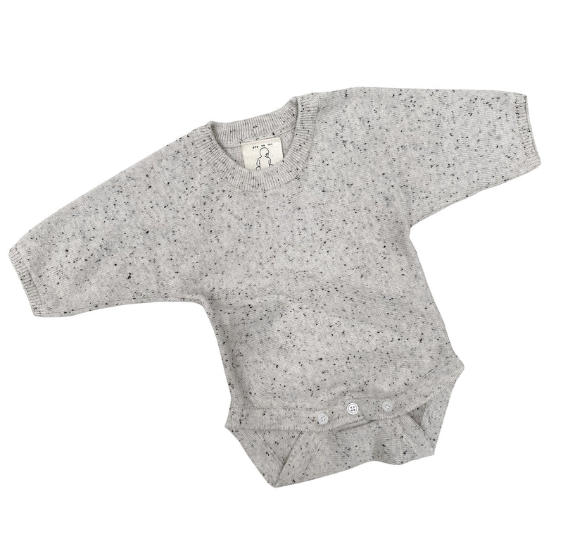Knitted Bodysuit - Fleck