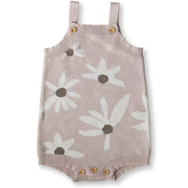 Daisy Dot Romper | Rose