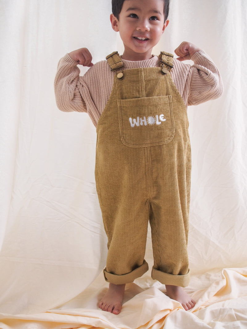 Classic Cord Overalls | Vintage Gold