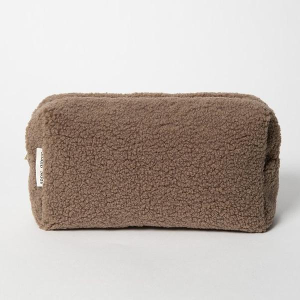 Brown Teddy Pouch