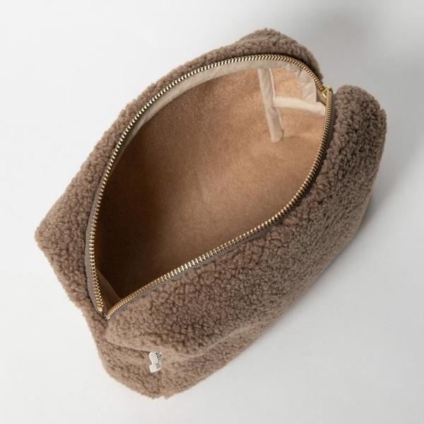 Brown Teddy Pouch